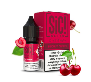 SIC! Salts Cherry (Třešeň) 10ml – 16 mg/ml