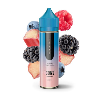 Příchuť ProVape Icons S&V: Rock'n'Roll (Lesní plody s rebarborou) – 10ml