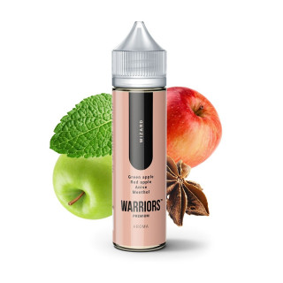 Příchuť ProVape Warriors S&V: Wizard (Zelené jablko, červené jablko, anýz, mentol) – 10ml
