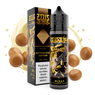Příchuť Zeus Juice S&V: Midas (Karamel a vanilka) – 10ml