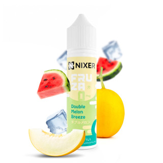 Příchuť Nixer X Fruza S&V: Double Melon Breeze (Chladivý melounový mix) – 10ml