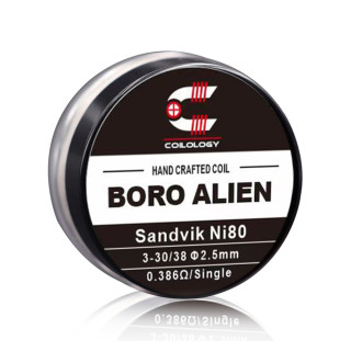 Předmotané spirálky Coilology Handcrafted Sandvik Alien Ni80 (2ks) – 0,38ohm