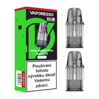 Vaporesso VIBE Smart Pod 2ml náhradní cartridge 2ks – 0,8ohm