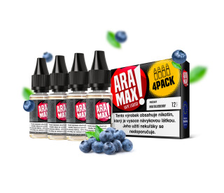 Aramax Max Blueberry (Borůvka) 4x10ml – 3mg, U