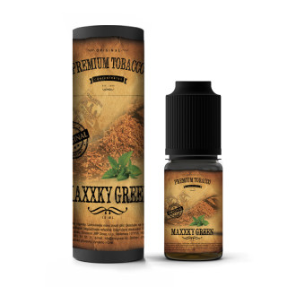 Příchuť Premium Tobacco: MaXXky Green – 10ml