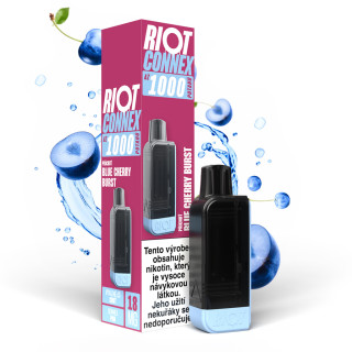 RIOT Connex 1000 předplněná kapsle (Blue Cherry Burst) 1ks – 18mg