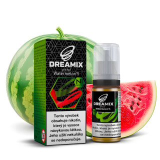 Dreamix Salt Watermelon (Vodní meloun) 10ml – 10mg, U