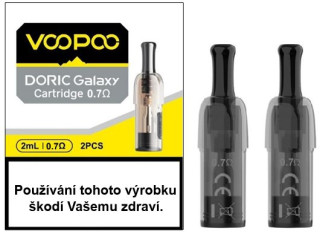 VOOPOO DORIC Galaxy cartridge 0,7 Ω 2 ml balení 2 ks
