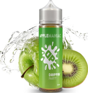 Příchuť Drippin Party S&V 10 ml Apple Maniac (Chladivé jablko a kyselé kiwi)