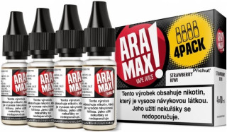 Liquid ARAMAX balení 4 ks Strawberry Kiwi 4x10 ml-18 mg