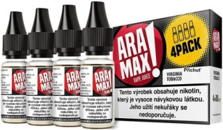 Liquid ARAMAX balení 4 ks Virginia Tobacco 4x10 ml-6 mg