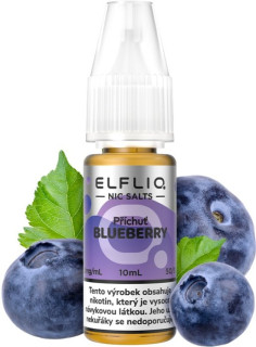 Liquid ELFLIQ Nic SALT Blueberry 10 ml - 10 mg