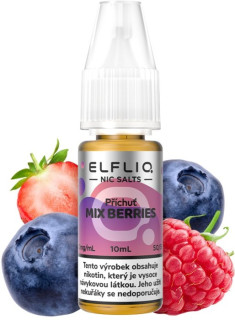 Liquid ELFLIQ Nic SALT Mixed Berries 10 ml - 10 mg