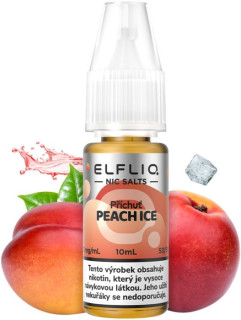 Liquid ELFLIQ Nic SALT Peach Ice 10 ml - 10 mg