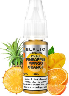 Liquid ELFLIQ Nic SALT Pineapple Mango Orange 10 ml - 10 mg
