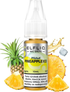 Liquid ELFLIQ Nic SALT Pineapple Ice 10 ml - 10 mg