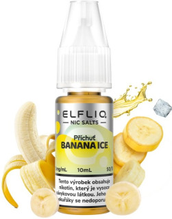 Liquid ELFLIQ Nic SALT Banana Ice 10 ml - 20 mg