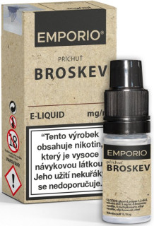 Liquid EMPORIO Broskev 10 ml - 6 mg