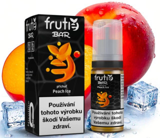 Liquid Frutie BAR Juice - Chladivá broskev (Peach Ice) 10 ml - 0 mg