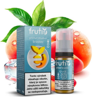 Liquid Frutie COOL 50/50 - Broskev (Peach) 10 ml - 18 mg