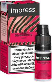 Liquid IMPRESS SALT Strawberry 10 ml - 10 mg