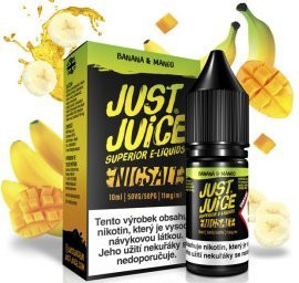 Liquid Just Juice SALT Banana & Mango 10 ml - 11 mg