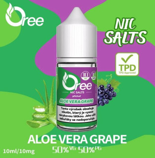 Liquid Oree SALT Aloe Vera Grape - Aloe Vera Hrozno 10 ml - 10 mg