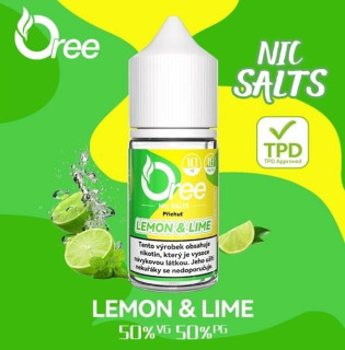Liquid Oree SALT Lemon & Lime - Citrón a limetka 10 ml - 18 mg