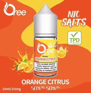 Liquid Oree SALT Orange citrus - Pomeranč 10 ml - 10 mg