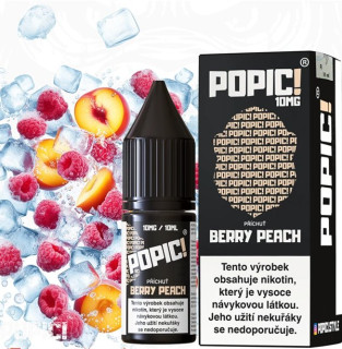 Liquid POPIC! Salt Berry Peach 10 ml-10 mg