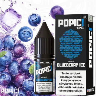 Liquid POPIC! Salt Blueberry Ice 10 ml-10 mg