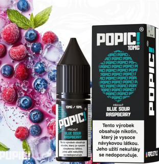 Liquid POPIC! Salt Blue Sour Raspberry 10 ml-10 mg
