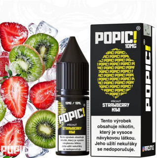 Liquid POPIC! Salt Strawberry Kiwi 10 ml-10 mg