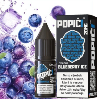 Liquid POPIC! Salt Blueberry Ice 10 ml-20 mg