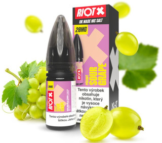 Liquid RIOT X Salt Sour Grape (Hroznové víno) 10 ml-20 mg