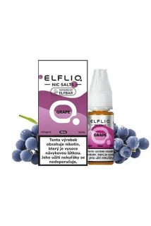 E-liquid ELFLIQ - Grape 10ml/20mg