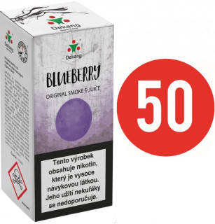 E-liquid Dekang Fifty 10ml Borůvka (Blueberry) – 0mg
