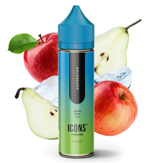 Příchuť ProVape Icons Shake and Vape Jimmy Vapendrix - Superstar (Ledové jablko a hruška) 10ml