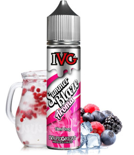 Příchuť IVG Shake and Vape - Summer Blaze (Mix z třešní, malin, ostružin a černého rybízu) 18ml