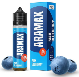 Příchuť Aramax Shake and Vape Max Blueberry (Borůvka) 10ml