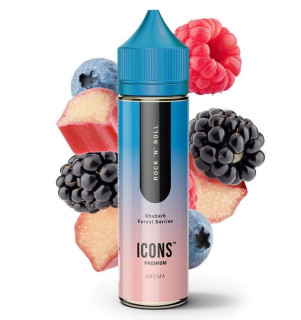 Příchuť ProVape Icons Shake and Vape Freddie Vapery - Rock'n'Roll (Lesní plody s rebarborou) 10ml