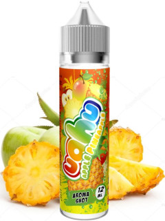 Příchuť UAHU Shake and Vape - Apple Pineapple (Šťavnatý ananas a sladkokyselá jablka) 12ml
