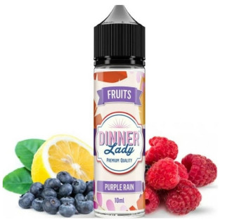 Příchuť Dinner Lady S&V Fruits - Purple Rain (Borůvka, citrón a malina) 10ml