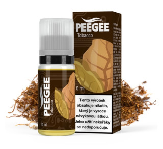 E-liquid PEEGEE - Čistý tabák (Tobacco) 10ml – 12mg