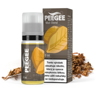 E-liquid PEEGEE - Mall Blend (Lehce nasládlý tabák) 10ml – 12mg