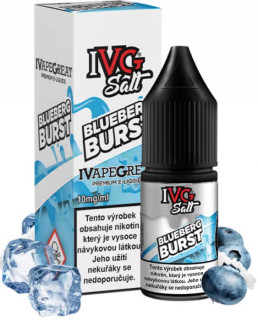 E-liquid IVG Salt - Chladivá ovocná směs (Blueberg Burst) 10ml