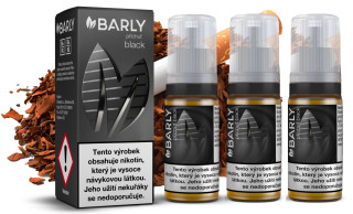 E-liquid Barly BLACK (Silný, intenzivní tabák) 3x10ml – 12mg
