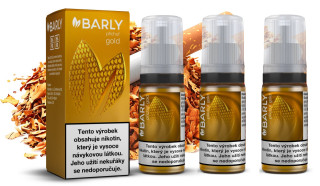 E-liquid Barly GOLD (Světlý virginský tabák) 3x10ml – 12mg