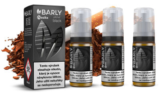 E-liquid Barly BLACK Salt (Silný, intenzivní tabák) 3x10ml – 10mg