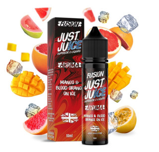 Příchuť Just Juice Shake and Vape - Fusion Mango & Blood Orange On Ice (Ledové mango & červený pomeranč) 10ml